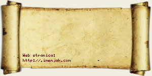 Tamara Radmilović vizit kartica